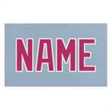 Custom Light Blue Pink Beach Towel
