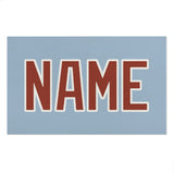 Custom Light Blue Coral Red Beach Towel