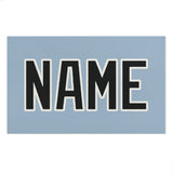 Custom Light Blue Black Beach Towel