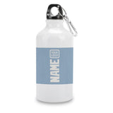 Custom Light Blue White Sports Bottle
