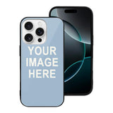 Custom Light Blue White Phone Case