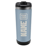Custom Light Blue White Stainless Steel Water Cup