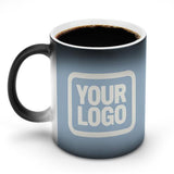Custom Light Blue White Magic Mug