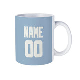 Custom Light Blue White Mug