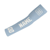 Custom Light Blue White Arm Sleeve