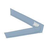 Custom Light Blue White Headband