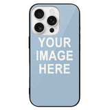 Custom Light Blue White Phone Case