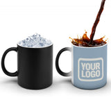 Custom Light Blue White Magic Mug
