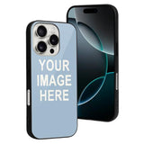 Custom Light Blue White Phone Case