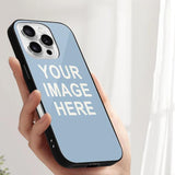 Custom Light Blue White Phone Case