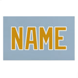 Custom Light Blue Yellow Beach Towel