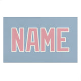 Custom Light Blue Light Pink Beach Towel