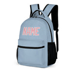 Custom Light Blue Light Pink Kids Backpack