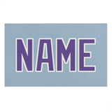 Custom Light Blue Light Purple Beach Towel