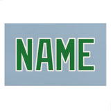 Custom Light Blue Emerald Green Beach Towel
