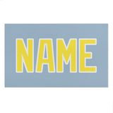 Custom Light Blue Light Yellow Beach Towel