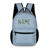 Custom Light Blue Blue Green Kids Backpack