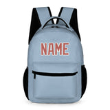Custom Light Blue Copper Rose Kids Backpack