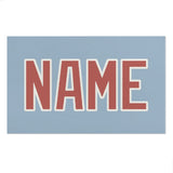 Custom Light Blue Copper Rose Beach Towel