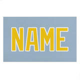 Custom Light Blue Gold Beach Towel