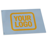 Custom Light Blue Yellow Flag