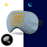 Custom Light Blue Yellow Sleep Mask