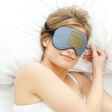 Custom Light Blue Yellow Sleep Mask