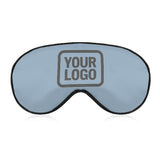 Custom Light Blue Dark Grey Sleep Mask
