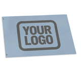 Custom Light Blue Dark Grey Flag