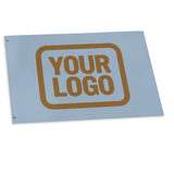 Custom Light Blue Khaki Flag