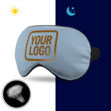 Custom Light Blue Khaki Sleep Mask