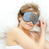 Custom Light Blue Khaki Sleep Mask