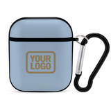 Custom Light Blue Light Khaki AirPods Case