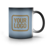 Custom Light Blue Light Khaki Magic Mug