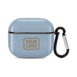 Custom Light Blue Light Khaki AirPods Case (3rd Generation)