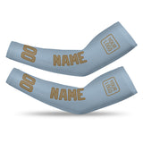 Custom Light Blue Light Khaki Arm Sleeve