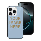 Custom Light Blue Light Khaki Phone Case