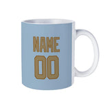 Custom Light Blue Light Khaki Mug