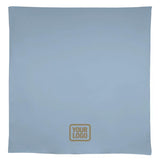 Custom Light Blue Khaki Square Table Cloth