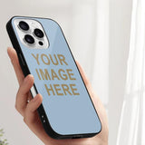 Custom Light Blue Light Khaki Phone Case
