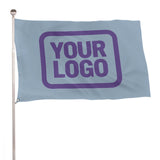 Custom Light Blue Light Purple Flag