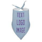 Custom Light Blue Light Purple Pet Scarf