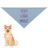 Custom Light Blue Light Purple Pet Scarf