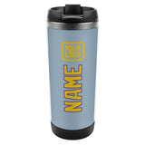 Custom Light Blue Gold Stainless Steel Water Cup