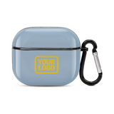 Custom Light Blue Gold AirPods Case (3rd Generation)