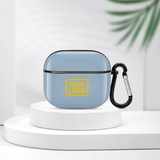 Custom Light Blue Gold AirPods Case (3rd Generation)