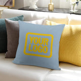 Custom Light Blue Gold Pillowcase