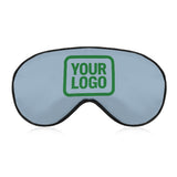 Custom Light Blue Emerald Green Sleep Mask