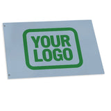 Custom Light Blue Emerald Green Flag