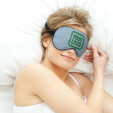 Custom Light Blue Emerald Green Sleep Mask